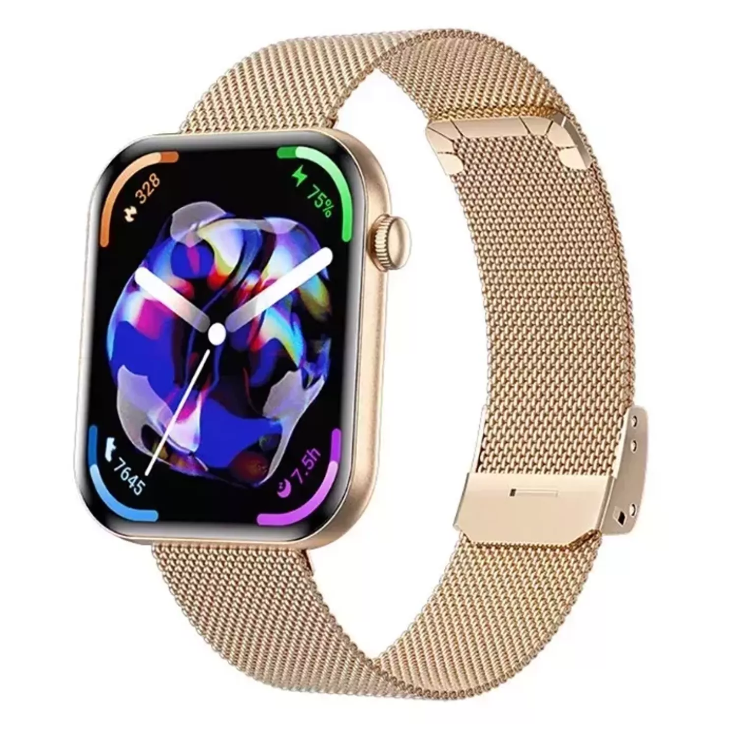 Zegarek smartwatch HAGEN HB51 damski na bransolecie złoty.webp
